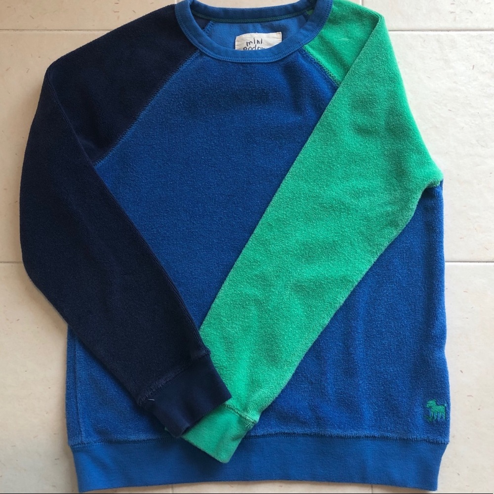 Mini Boden terrycloth sweatshirt